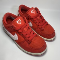 New Nike Dunk Low Valentine’s Day Red Pink FZ3549-612 Size 2Y Youth Shoes