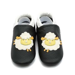 Liya’s Rubber Sole Slippers – #663 Sheep in Black