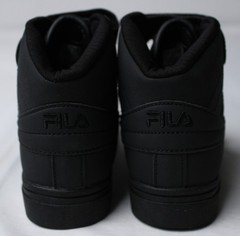 Fila Kid’s Matte Hook & Loop Vulc Mid Top Sneakers EJ3 Black US:12 UK:11 EU:29.5