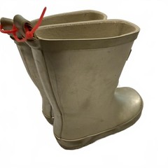 Cotton On Kids Silver Rubber Rain Boots for Kids Toddler 8