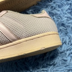 2016 Adidas Shell Toe Size 7 Youth Pink Classic Casual Outdoor Retro