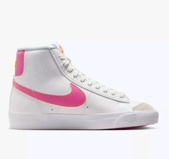 Nike Blazer Mid 77 Classic White Pink Youth Kids Shoes Sz 6.5Y (DA4086-118)