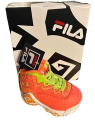 Fila MB Jamal Mashburn Kids Basketball Shoes Toddler 7BM01759-665 Sz 4 Orange
