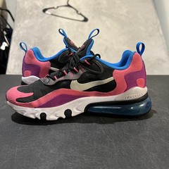 Nike Air Max 270 React Shoes Youth Size 5Y Multicolor Mesh Sneakers BQ0101-001