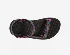Teva Kids Original Multicolor Universal Sandal, Black Pink Size 12C NEW