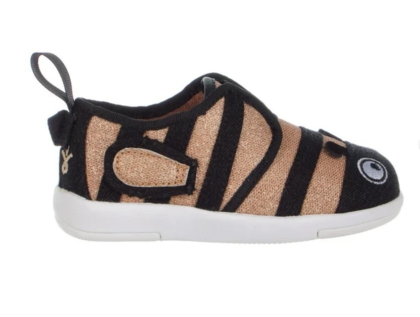 Emu Australia Butterfly Canvas Sneaker K11471-GOLD Kids Brand New