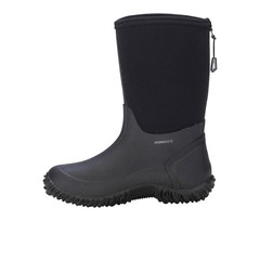 Dryshod Tuffy Sport Round Toe Pull On Boys Black Casual Boots TUF-KD-BK