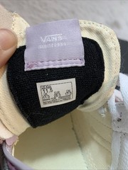 VANS Sk8-Hi Reissue Side Zip Glitter Lilac Mist Size 11.5 UY Youth
