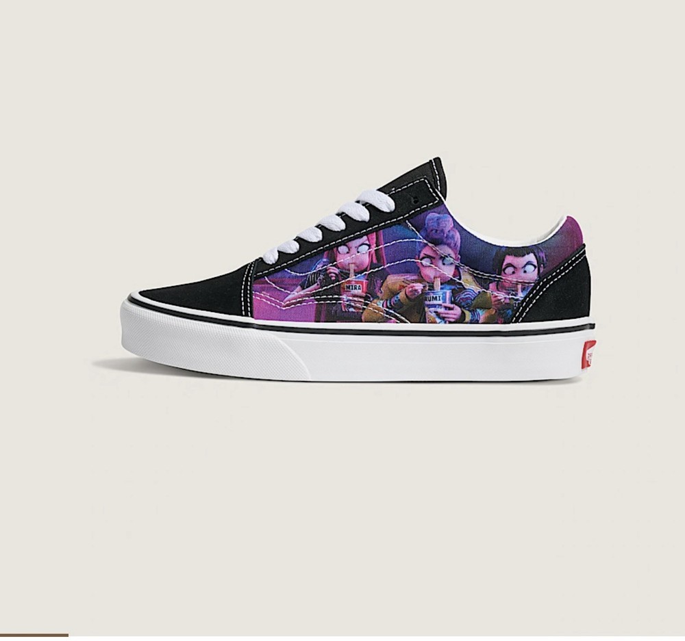 Vans x KPOP Demon Hunters Old Skool Youth Casual Shoes Lifestyle Sneakers NWT