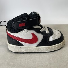 Nike Court Borough 2 Mid White Black University Red Blue by DO5894-161 Size 6C