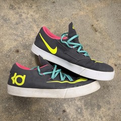Nike Youth Sneakers KD Kevin Durant 642085-004 Gray Multi Size 7Y