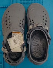 New Crocs Echo Clogs K Junior 5 J5 Storm Blue Grey Unisex Shoes 208190-4EA