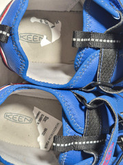 Keen Knotch Hollow Blue Athletic Casual Walking Sneakers Shoes Size 6 Y NEW