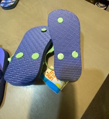 Assorted 6 Pack Flip Flops Toddler Boys 5/6, 7 & 9/10, Boys 11/12, Girls 11/12