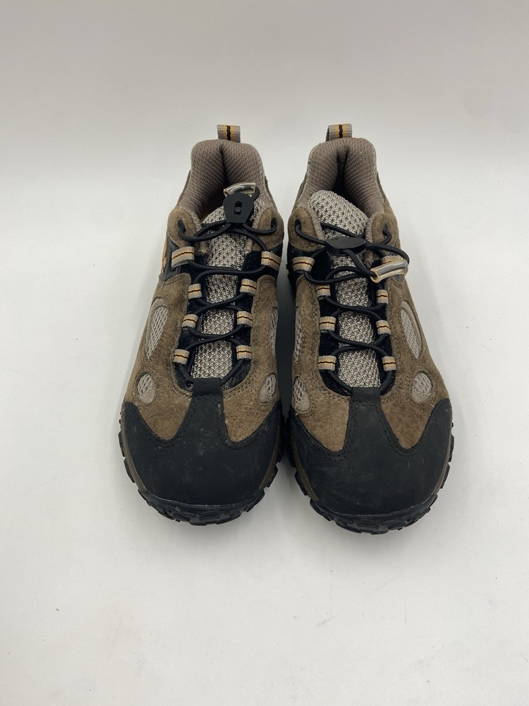 Merrell Chameleon Kids Kangaroo Boa Grey Hiking Shoes Size 5 EU 36 Vibram Sole