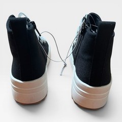 Art Class Blakely Black Canvas Platform High Top Sneakers Kids Size 1 NEW!!