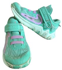 Nike Little Kid Size 13C Giannis Immortality 2 Basketball Sneakers Teal Purple