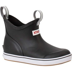 XTRATUF BLACK ANKLE DECK