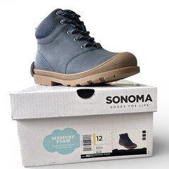 Boots for kids Sonoma Goods for life Blue lace up SZ/12
