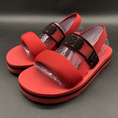 UGG ZUMA SLING SANDALS LITTLE KID SIZE 13 US SAMBA RED LOGO SLINGBACK