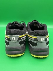 Salomon Speed Cross Sneakers Black Gray Yellow Hiking Trail Shoes 414471 SZ 5