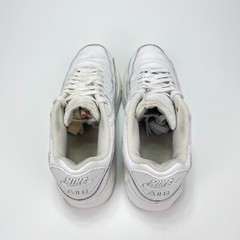 Nike Air Max 90 White Leather Athletic Shoes Sneakers CD6864-100 Youth Size 5.5
