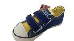 Canvas Sneakers Chuck Shoes Blue and Yellow for Kids School Shoes US 11 Eu 28