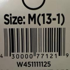 Kids Flip Flops, Size Medium (13-1), Black and Blue, New