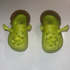 Shrek Crocs – J2 Kids- Includes All Jibbitz And Strap