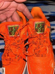 Nike Air Force 1 Low “Just Do It” Orange – Size 4.5Y