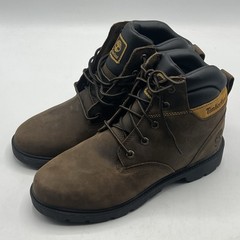 Timberland Brown Leather Field Boot Casual Athletic Shoe Youth Size 5Y – New