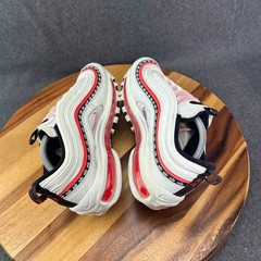 Nike Air Max 97 Script Swoosh Pack Red White CQ4817-100 GS Sz 6Y Womens 7.5