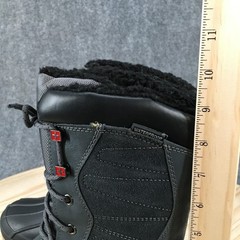 Swiss Tech Boots Youth 2 Thinsulate Waterproof Winter Lace Up Mid-Calf Gray