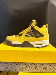 Air Jordan 4 Retro GS ‚Lightning‘ 2021 408452-700 Size 5.5y Women’s Size 7w