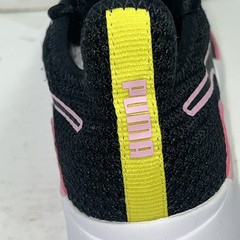 Puma Unisex Kids Incite Sneaker Black Pink Yellow Sz 6C