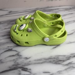 Crocs Monsters, Inc. Mike Classic Clogs Kids C13 Green Shoes Disney Slip On
