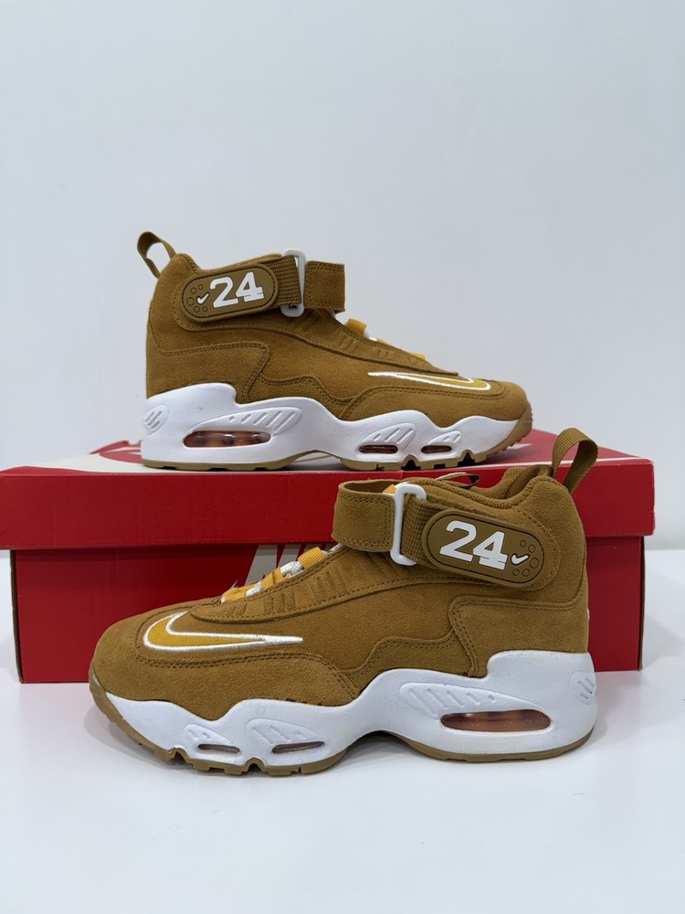 Nike Air Griffey Max 1 Wheat Pollen White Sneakers DO6685-700 GS 5.5Y Womens 7