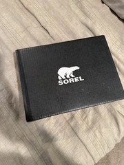 Sorel Out N About Classic WP Waterproof Boots Camel Brown Sea Salt Size 12