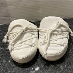 MOON BOOT Full Moon Icon Nylon Mule White EU 33/34 USA 2 2.5