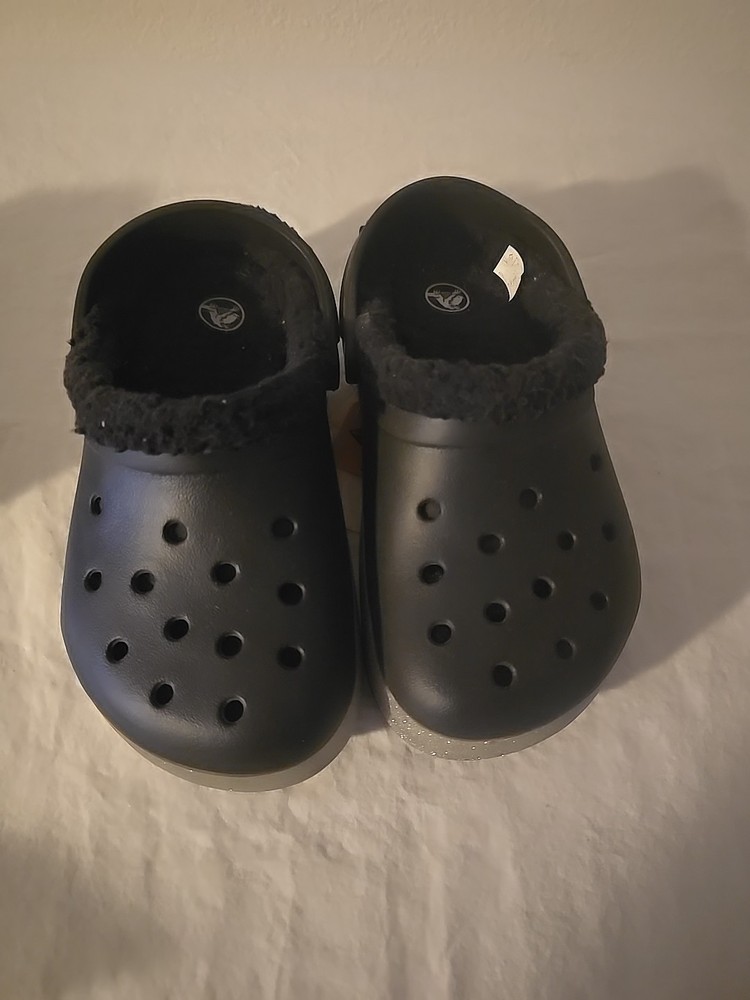 CROCS Kids‘ Croc Bling Mammoth Black J2 M