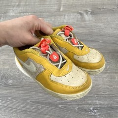 NIKE Air Force 1 Toggle SE Size 8 Child Ochre Summit White Pearl