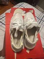 Nike Huarache Run Gs Size 6.5y White Clean