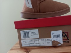 Avalanche Cozy Boots Little Kids Size 13 Slip On Tan New $8