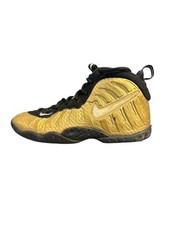 Nike Foamposite Little Posite Pro 644792-701 Size 5.5Y Gold Black