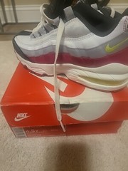 Nike Air Max 95 GS Gray White, Fuchsia, Lime Green