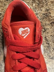 Nike Dunk Low Valentines Day❤️❤️Red Preschool Kids size 2Y