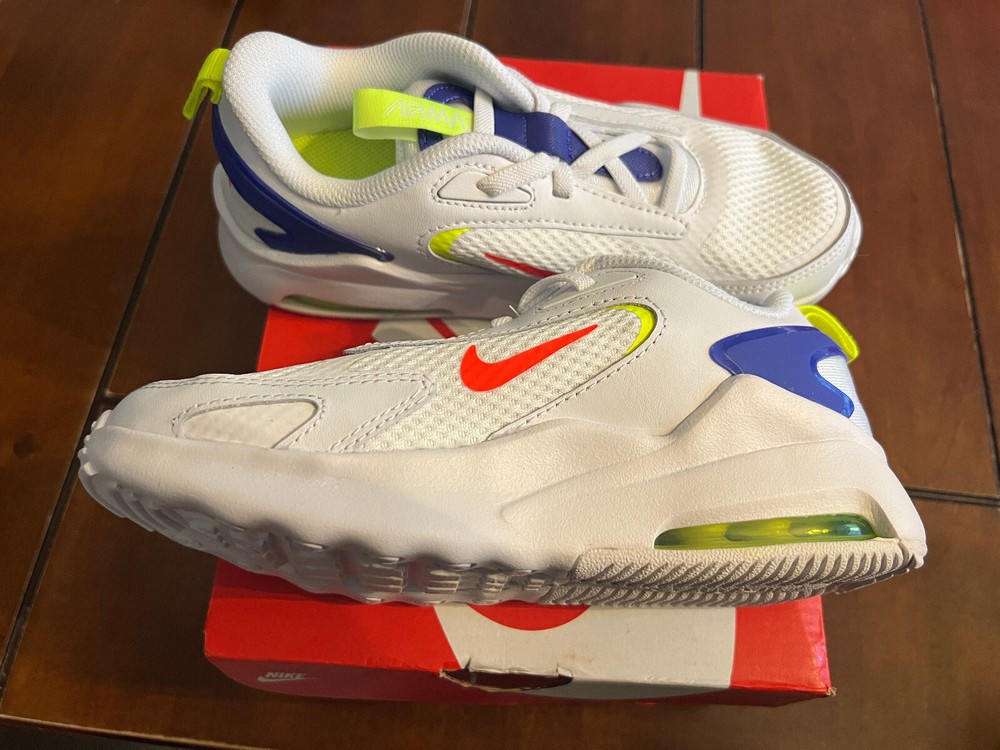 NEW SHOES NIKE AIR MAX BOLT (PSE) WHITE/BRIGHTCRIMSON SIZE 1.5 -13C CW1627 103