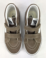 Vans Sk8-Mid Reissue V Sneaker Skate Shoes Theory Walnut Sz 2.0 Youth NIB