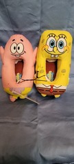 SpongeBob SquarePants Patrick Star & SpongeBob Plush Slippers Youth Size 11-12