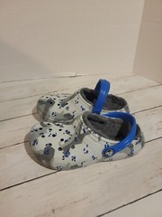 Crocs Classic Lined Camo „Grey/Blue“ Clogs Size Childs 13